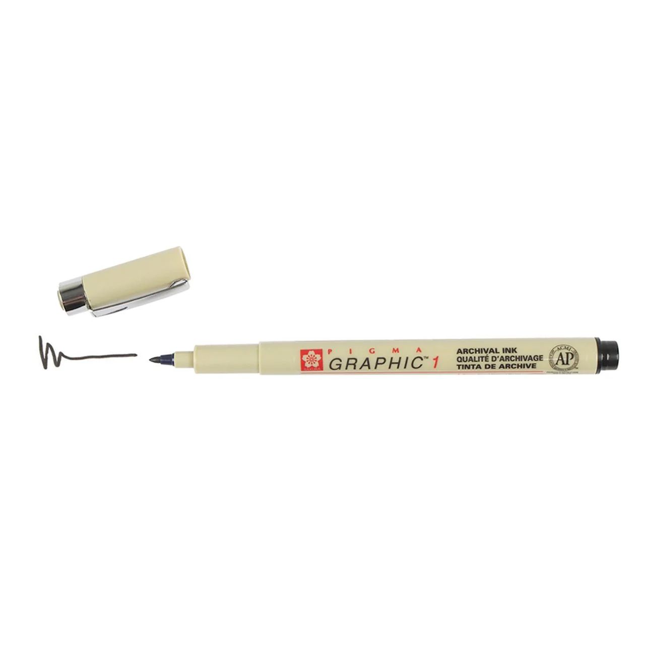 Sakura Pigma Micron Graphic Pen 1.0mm Bullet Tip - Black