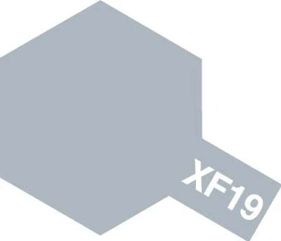 Tamiya Mini Acrylic 10 ml XF-19 - Sky Gray Matte Finish - Image 2