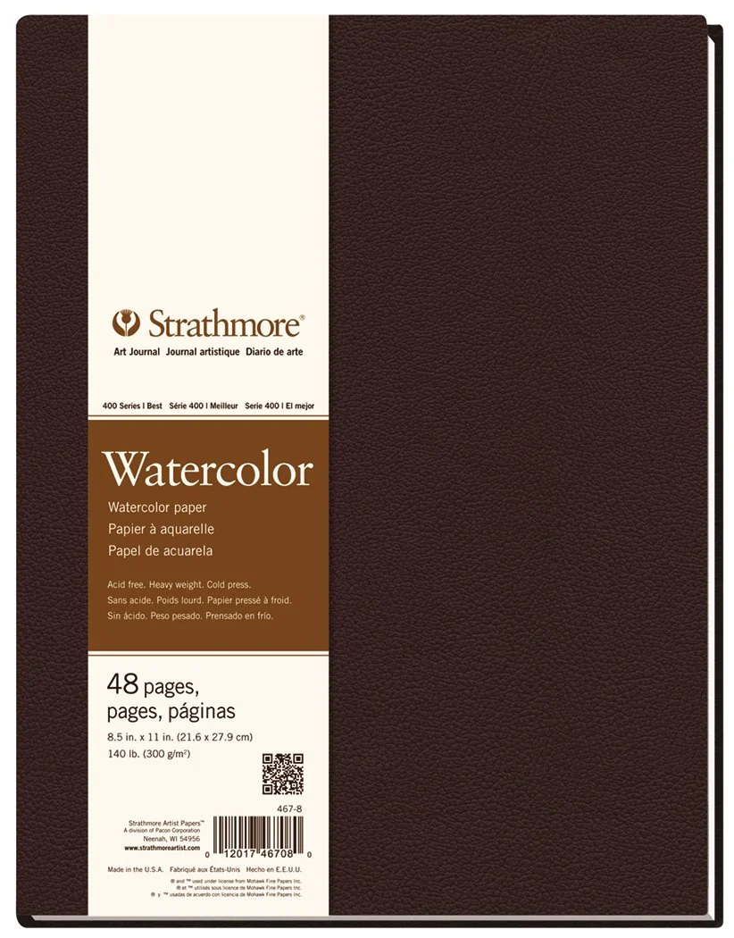 Strathmore 400 Hardcover Watercolor Journal 8.5 X 11.5