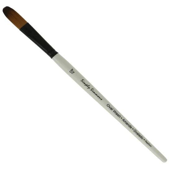 Simply Simmons Watercolor Brushes - Oval 1/2"