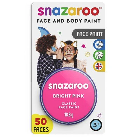 Snazaroo Face Paint 18 ml Bright Pink