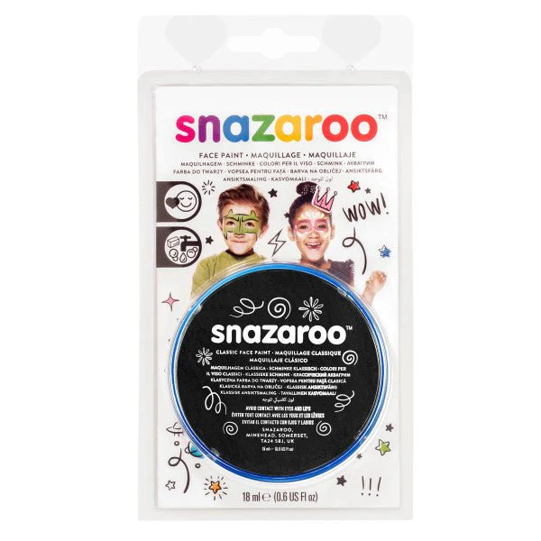 Snazaroo Face Paint 18 ml Black