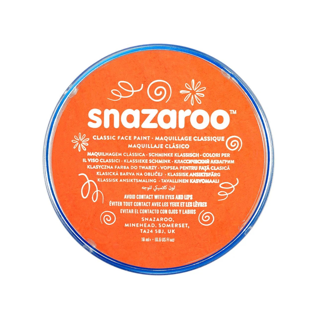 Snazaroo Face Paint 18 ml Orange
