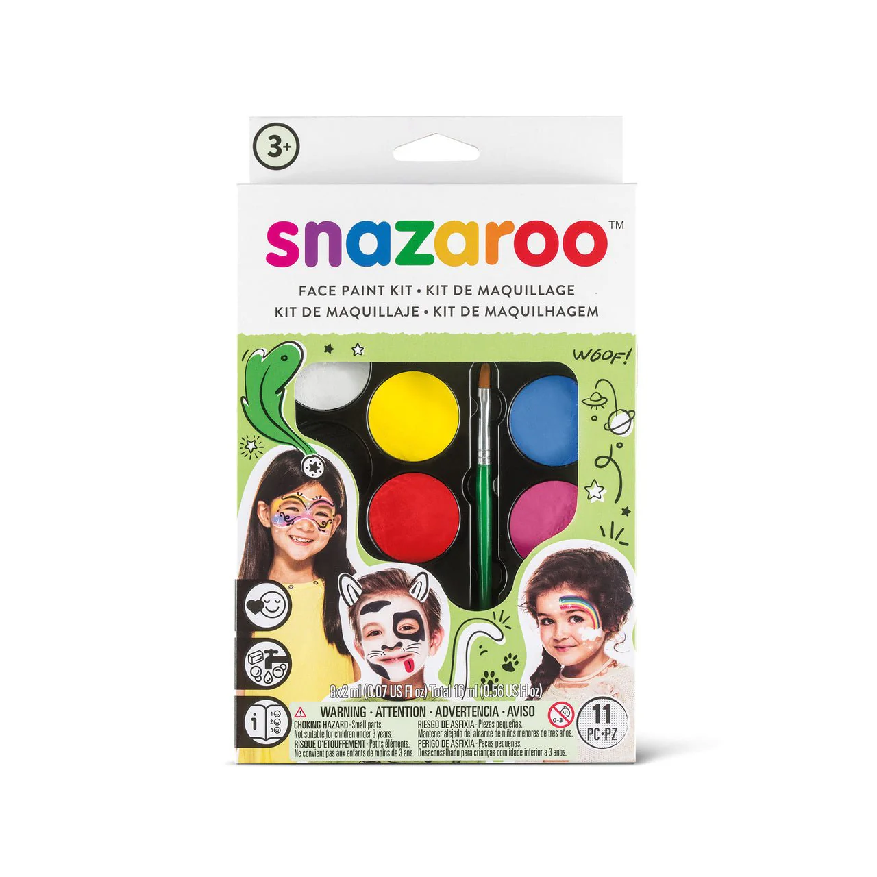 Snazaroo Rainbow Face Painting Kit - Image 2