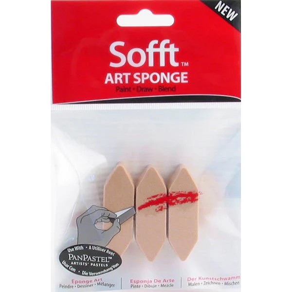 Sofft Tools Art Sponges Point Sponge Bar 3 pack
