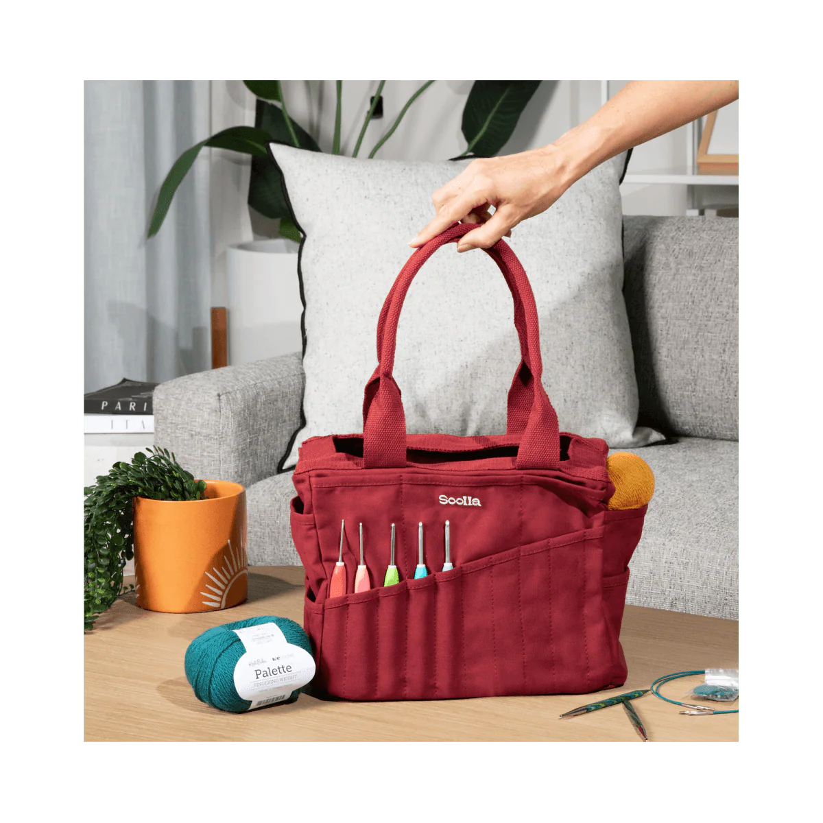 Soolla - Soolla Studio Bag, Cinnamon, Pottery Tool Bag - Cinnamon - Image 12