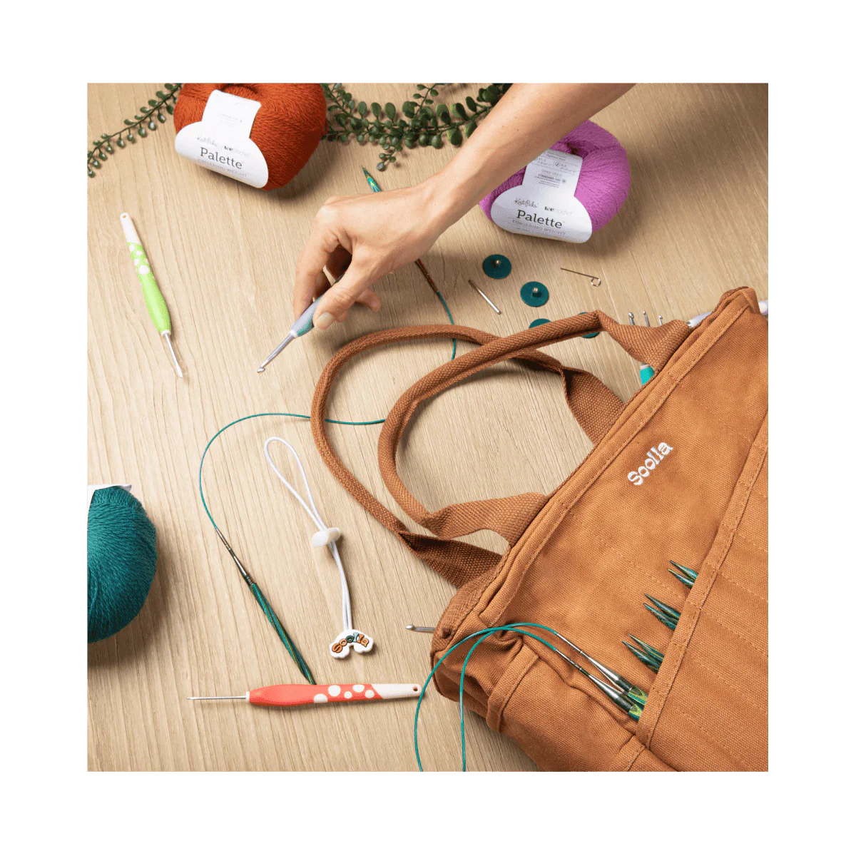 Soolla - Soolla Studio Bag, Cinnamon, Pottery Tool Bag - Cinnamon - Image 5