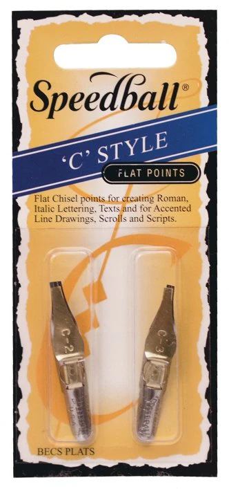 Speedball Pen Nib 2-pack - C2 & C3