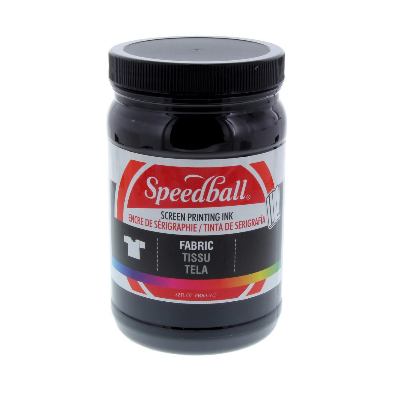 Speedball Fabric Screen Printing Ink - 32 oz Black