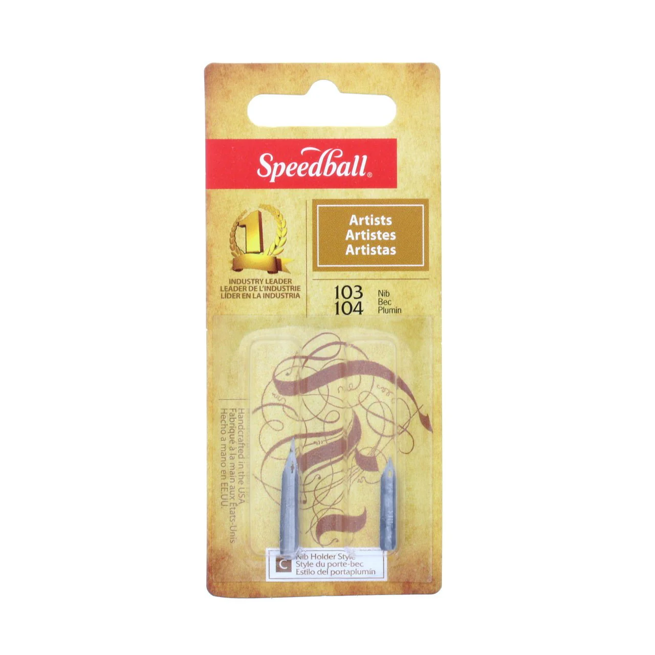Speedball Pen Nib 2-pack - 103 Mapping Nib & 104 Finest Nib