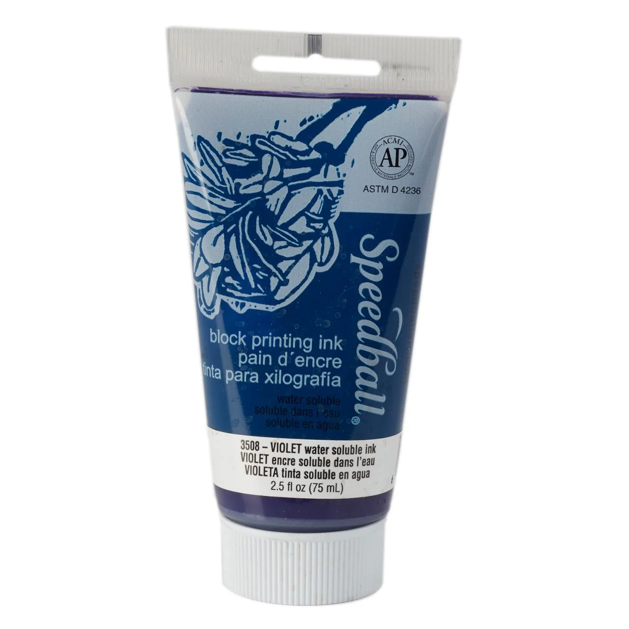 Speedball Block Printing Ink - Water Based 2.5 fl oz (75cc) Violet