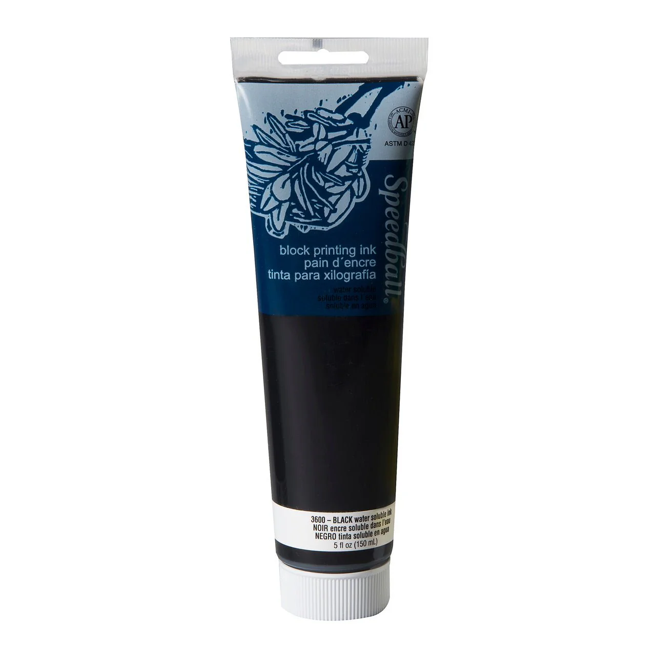 Speedball Block Printing Ink - Water Based 5 fl oz (147CC) Black