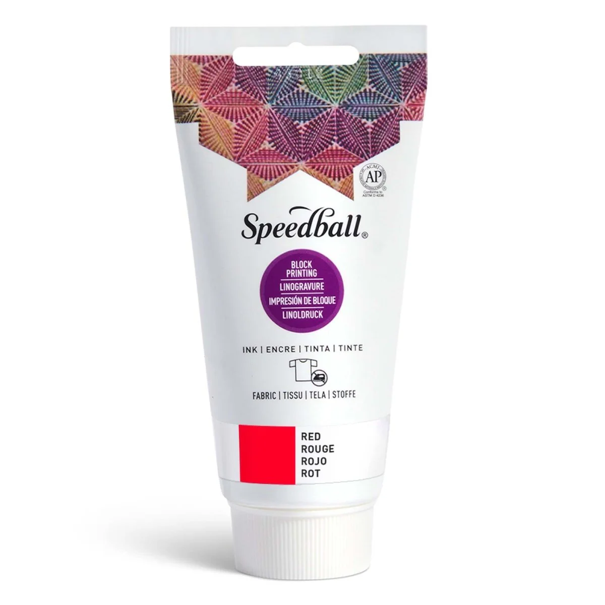 Speedball Printing Inks for Fabrics - 2.5 oz. - Red