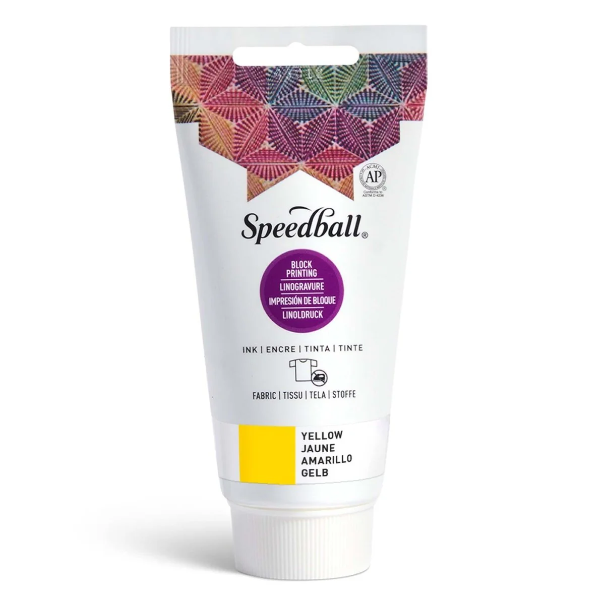 Speedball Printing Inks for Fabrics - 2.5 oz. - Yellow