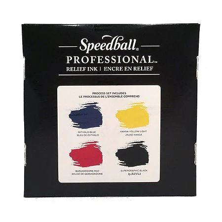 Speedball Professional Relief Ink Set - 4 Colors in  8 oz. Cans