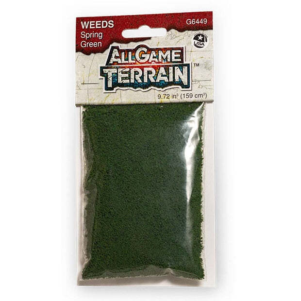 All Game Terrain  - Ground Cover 9.72 cubic inches - Spring Green Weeds