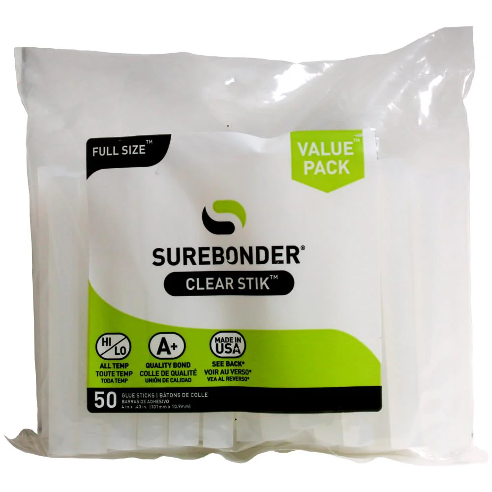 Surebonder Standard All Purpose Glue Sticks - 50 pack
