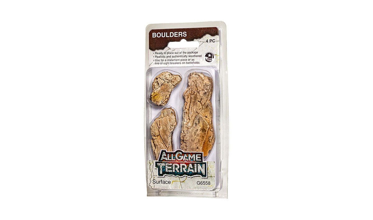 All Game Terrain - Surface Boulders - 4 Pack