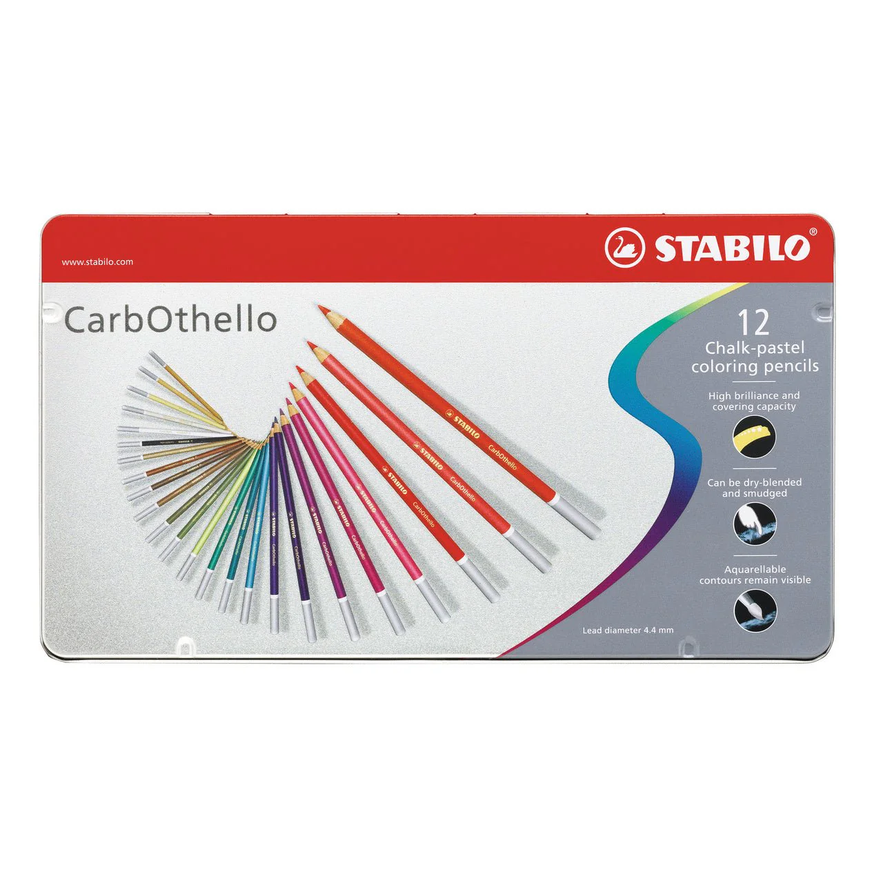 Stabilo Carbothello Pastel Pencil Set of 12