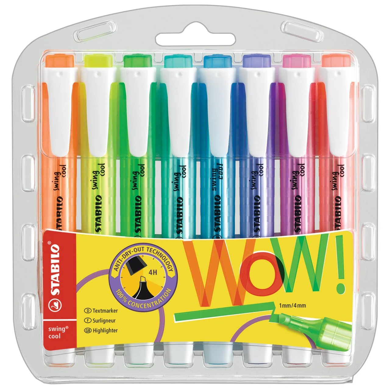 Stabilo Swing Cool Highlighter Set of 8