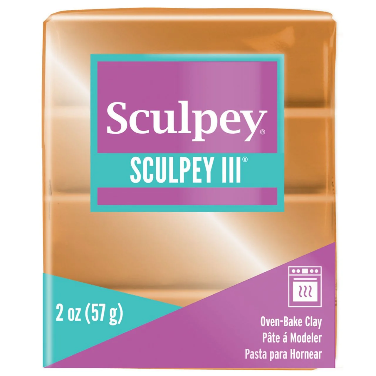 Sculpey III   2 oz - Gold