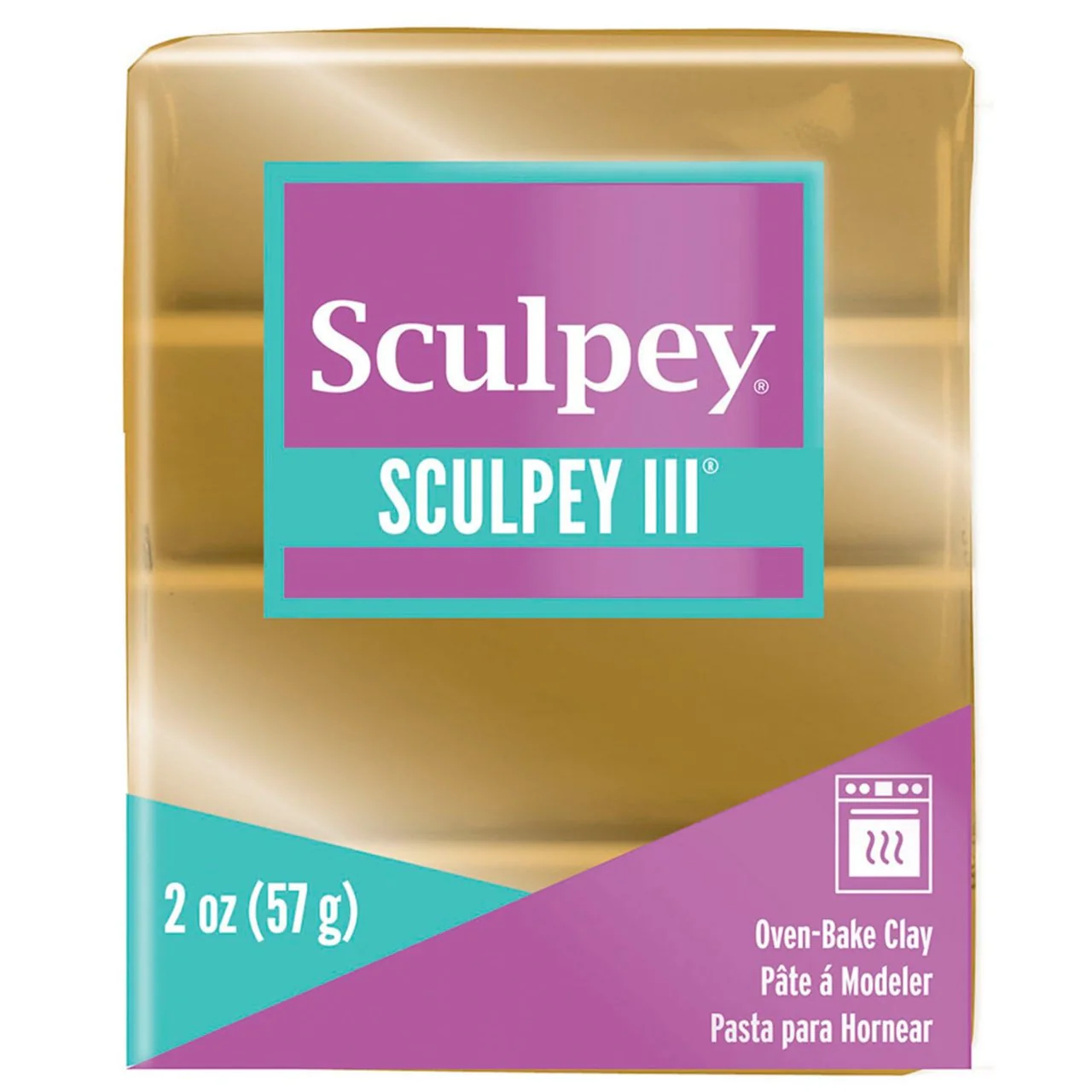 Sculpey III 2 oz - Jewelry Gold