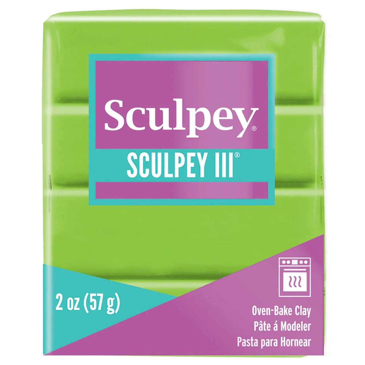 Sculpey III   2 oz - Granny Smith