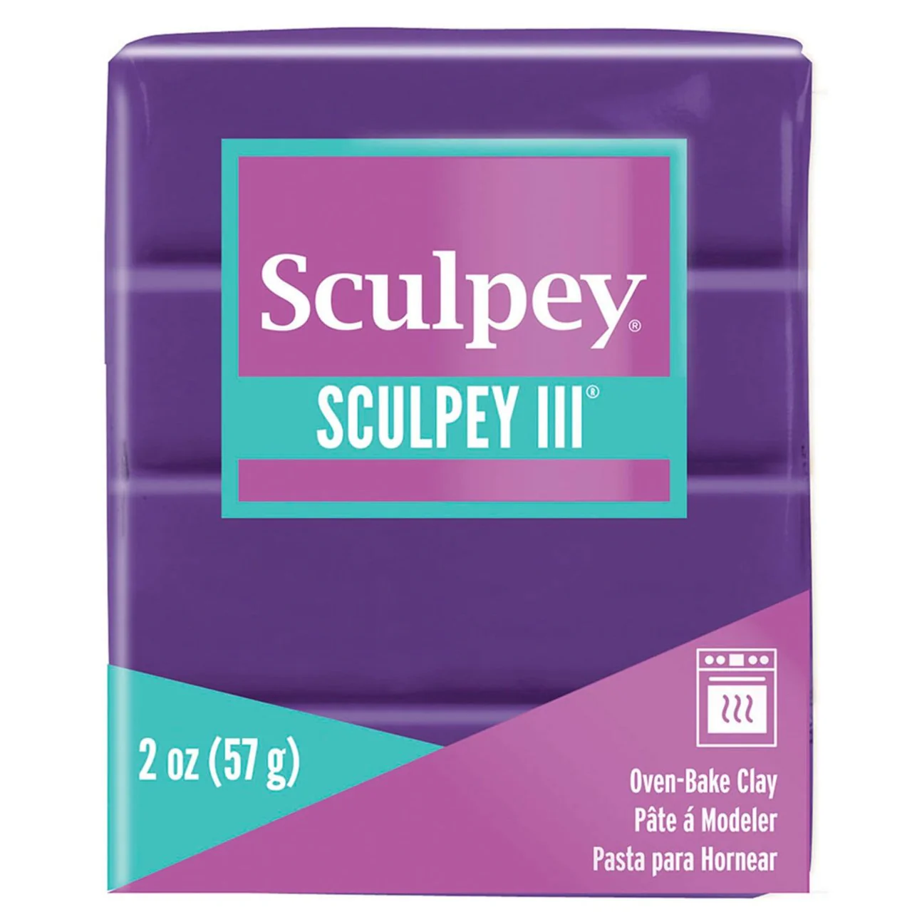 Sculpey III   2 oz - Purple