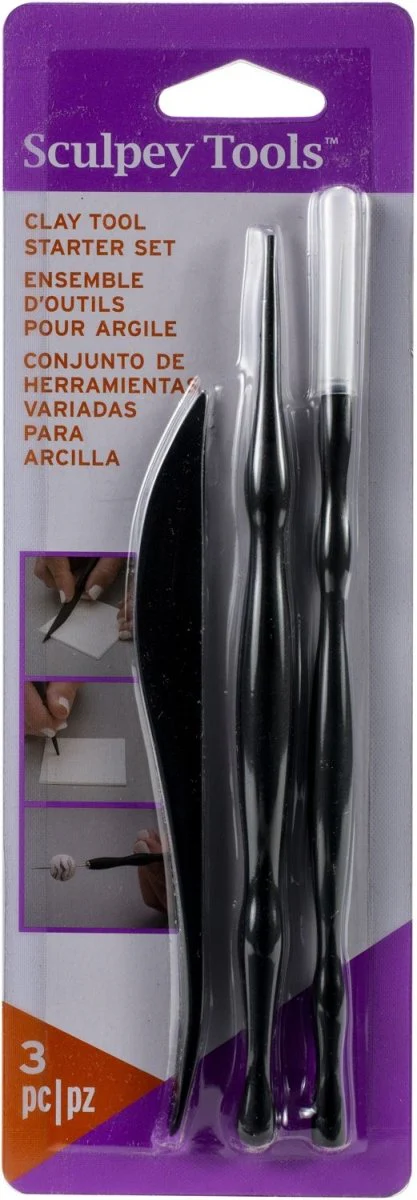 Sculpey 3-Piece Clay Tool Starter Set