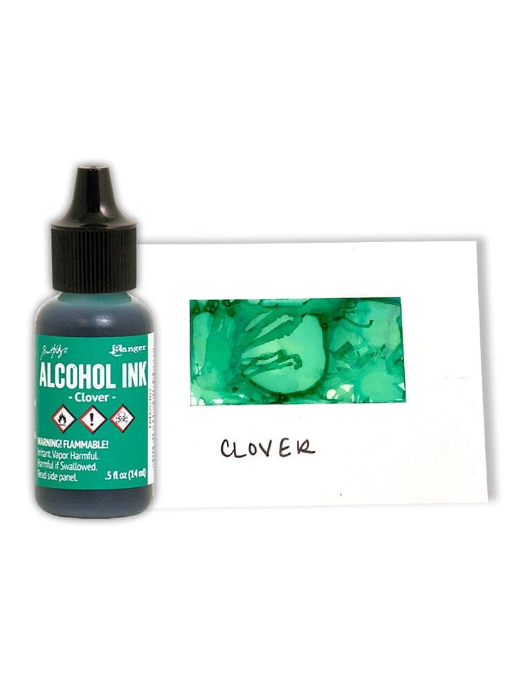 Tim Holtz Alcohol Ink .5oz - Clover - Image 2