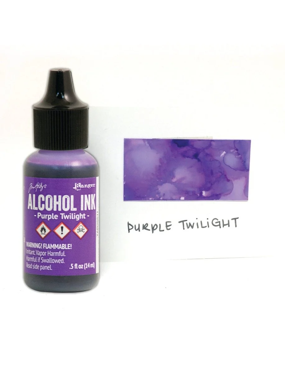 Tim Holtz Alcohol Ink .5oz - Purple Twilight - Image 2