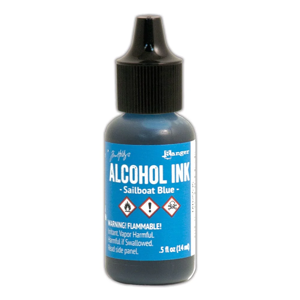 Tim Holtz Alcohol Ink .5oz - Sail Boat Blue