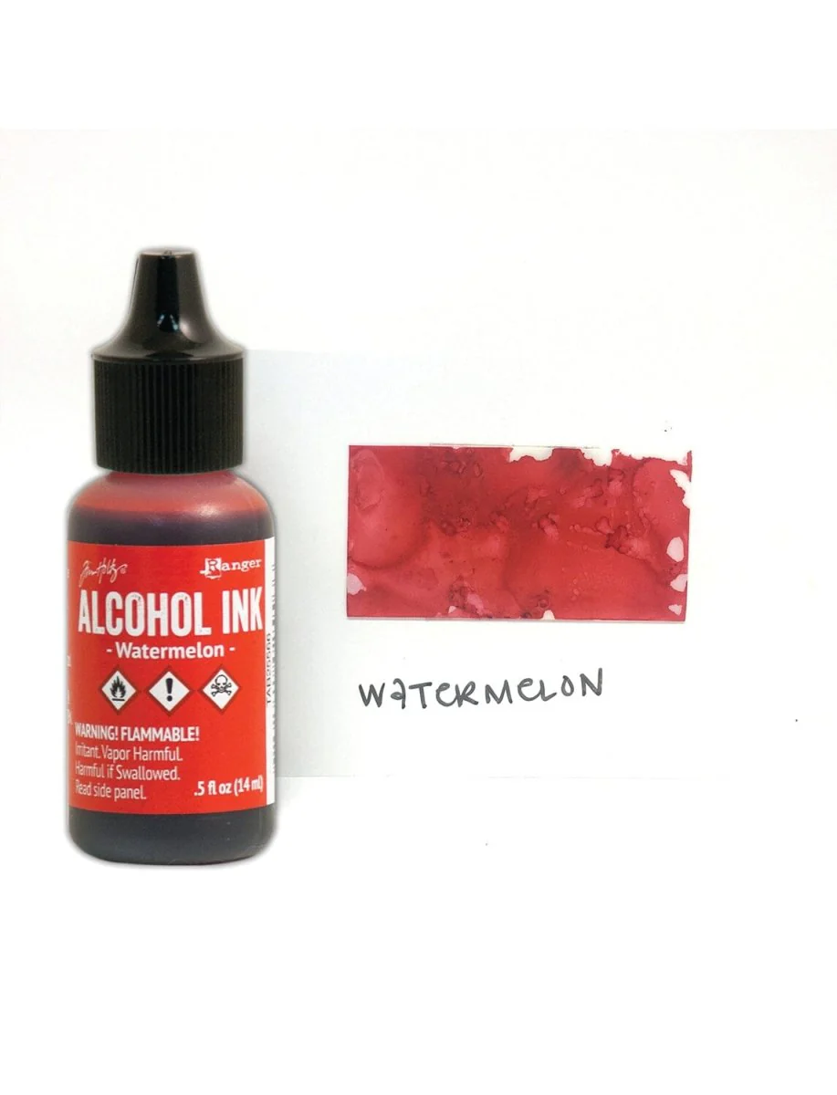 Tim Holtz Alcohol Ink .5oz - Watermelon - Image 2