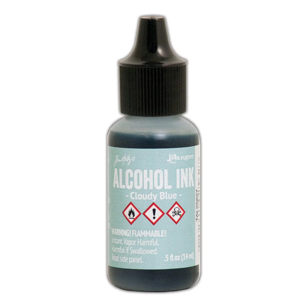 Tim Holtz Alcohol Ink .5oz - Cloudy Blue