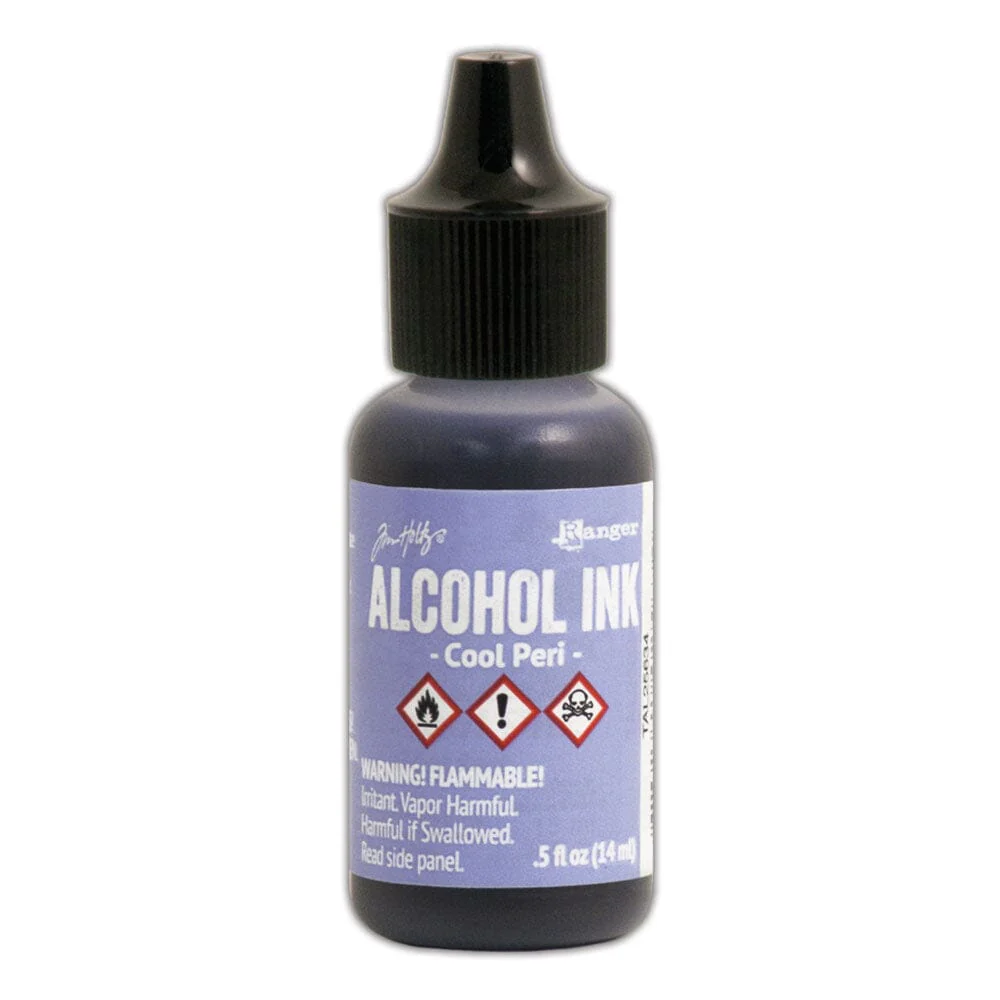 Tim Holtz Alcohol Ink .5oz - Cool Peri