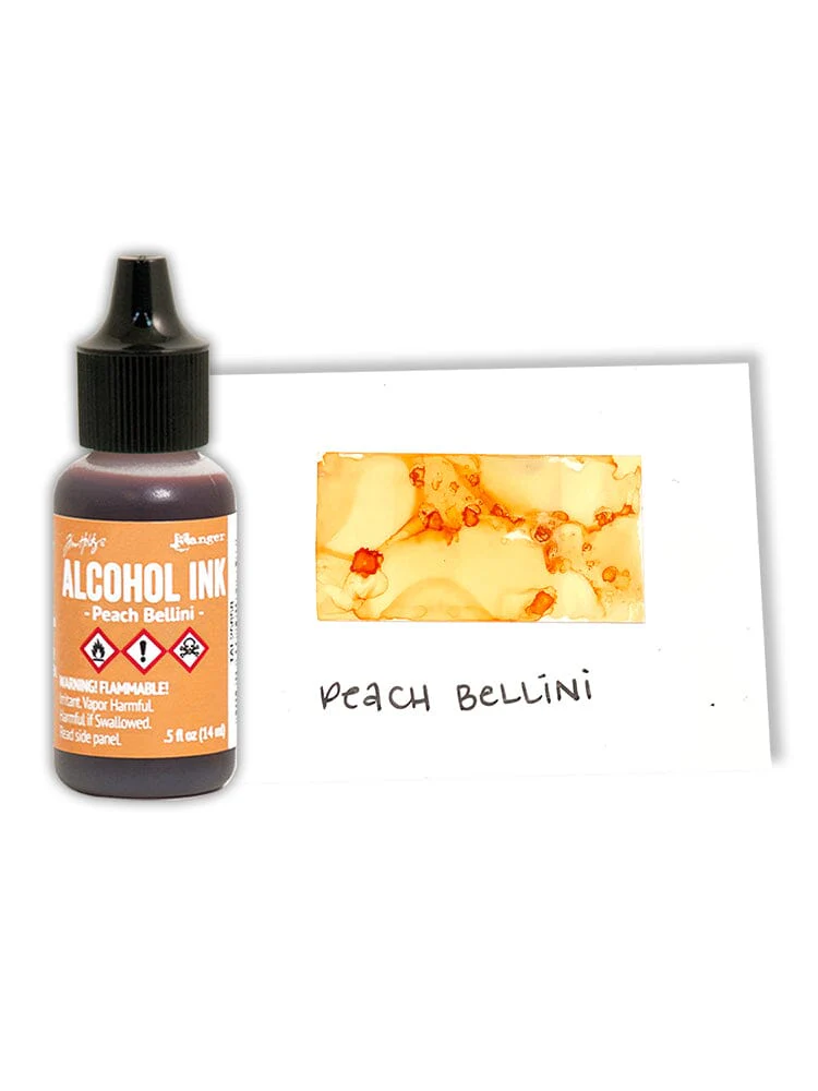 Tim Holtz Alcohol Ink .5oz - Peach Bellini - Image 2