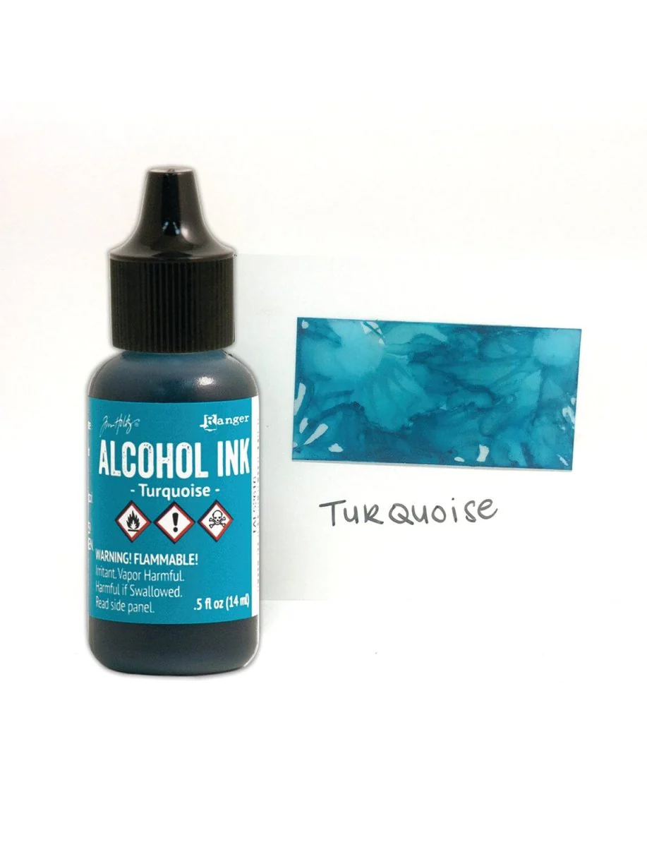 Tim Holtz Alcohol Ink .5oz - Turquoise - Image 2