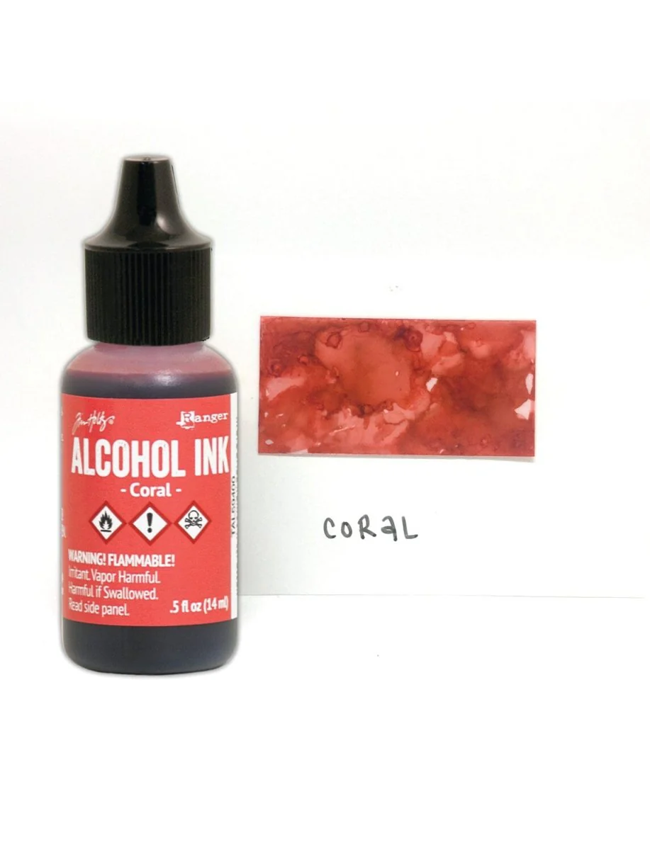 Tim Holtz Alcohol Ink .5oz - Coral - Image 2