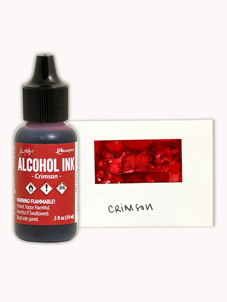 Tim Holtz Alcohol Ink .5oz - Crimson - Image 2