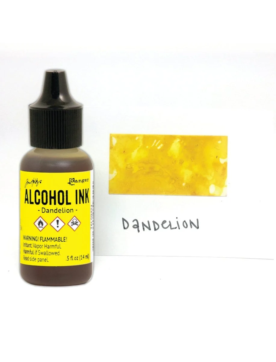Tim Holtz Alcohol Ink .5oz - Dandelion - Image 2