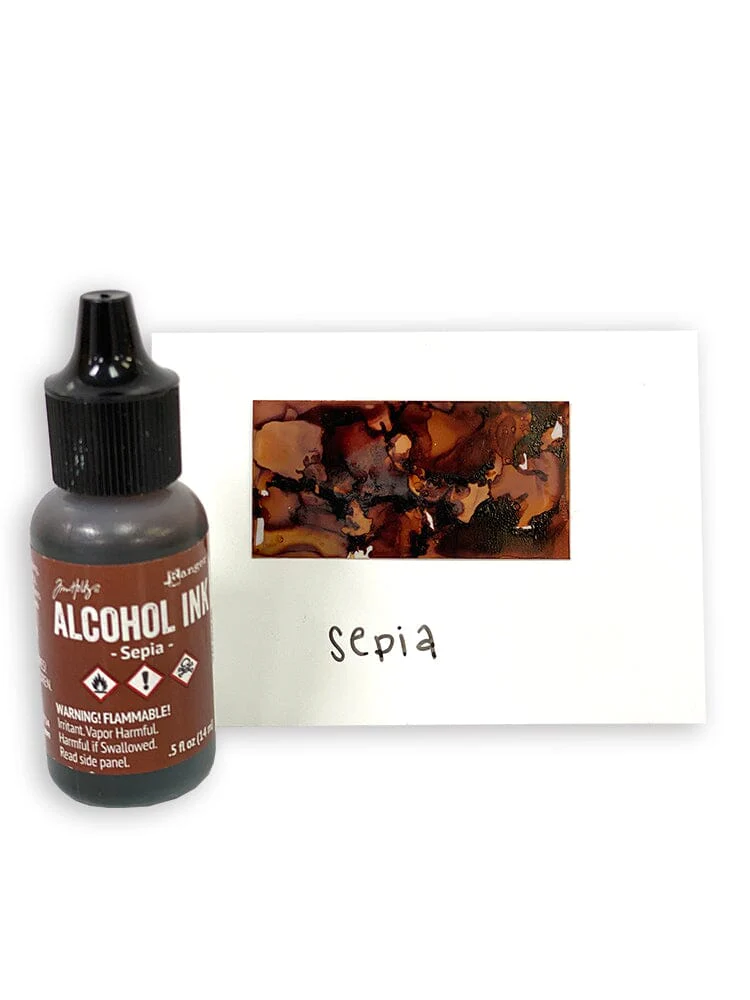 Tim Holtz Alcohol Ink .5oz - Sepia - Image 2