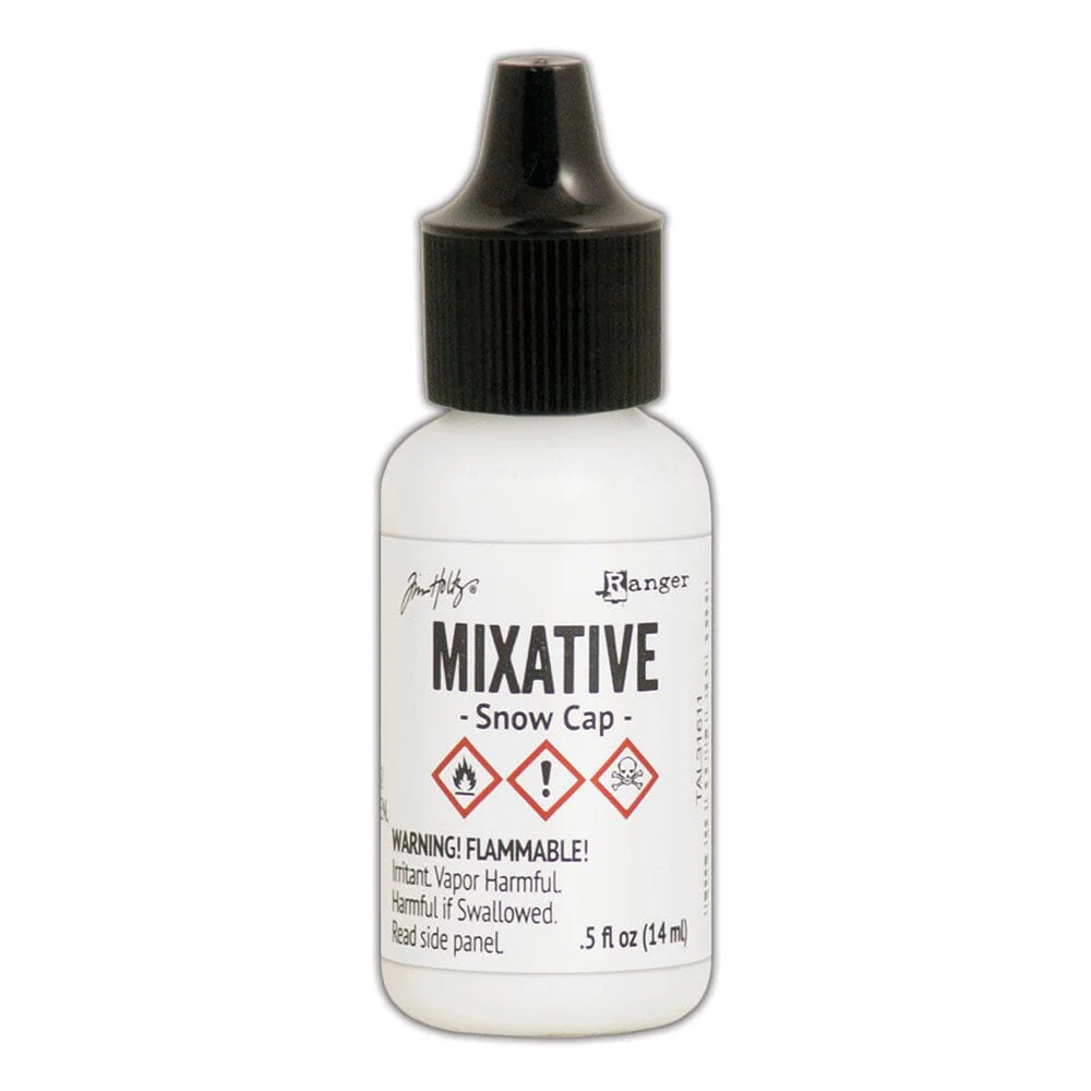 Tim Holtz Alcohol Ink Mixative .5oz - Snow Cap