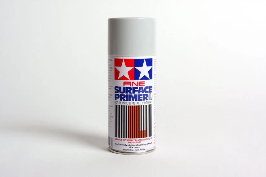 Tamiya Fine Surface Light Gray Primer (180ml Spray)
