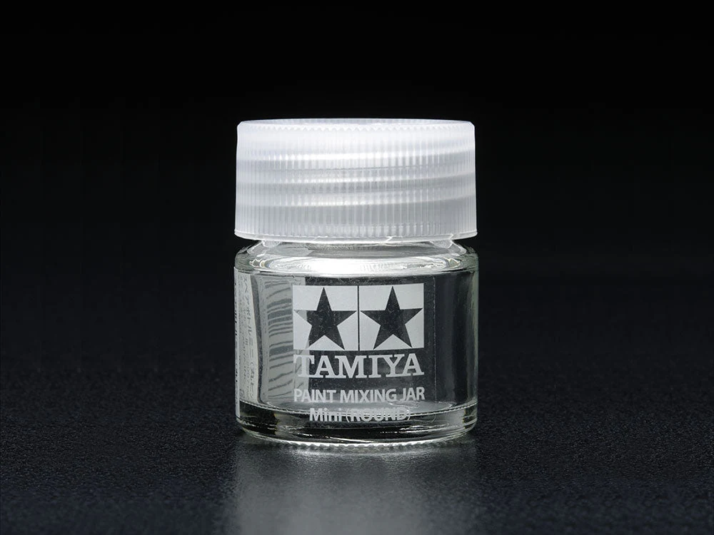 Tamiya Paint Glass Mixing Jar - Mini Round (10ml Bottle)