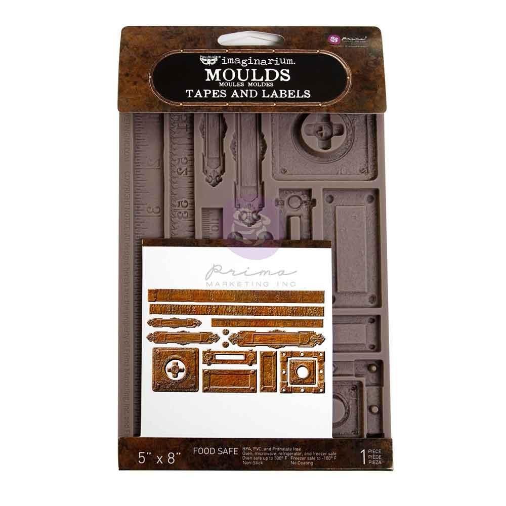Finnabair Decor Silicone Mold 5"x8"x8mm - Tapes and Labels