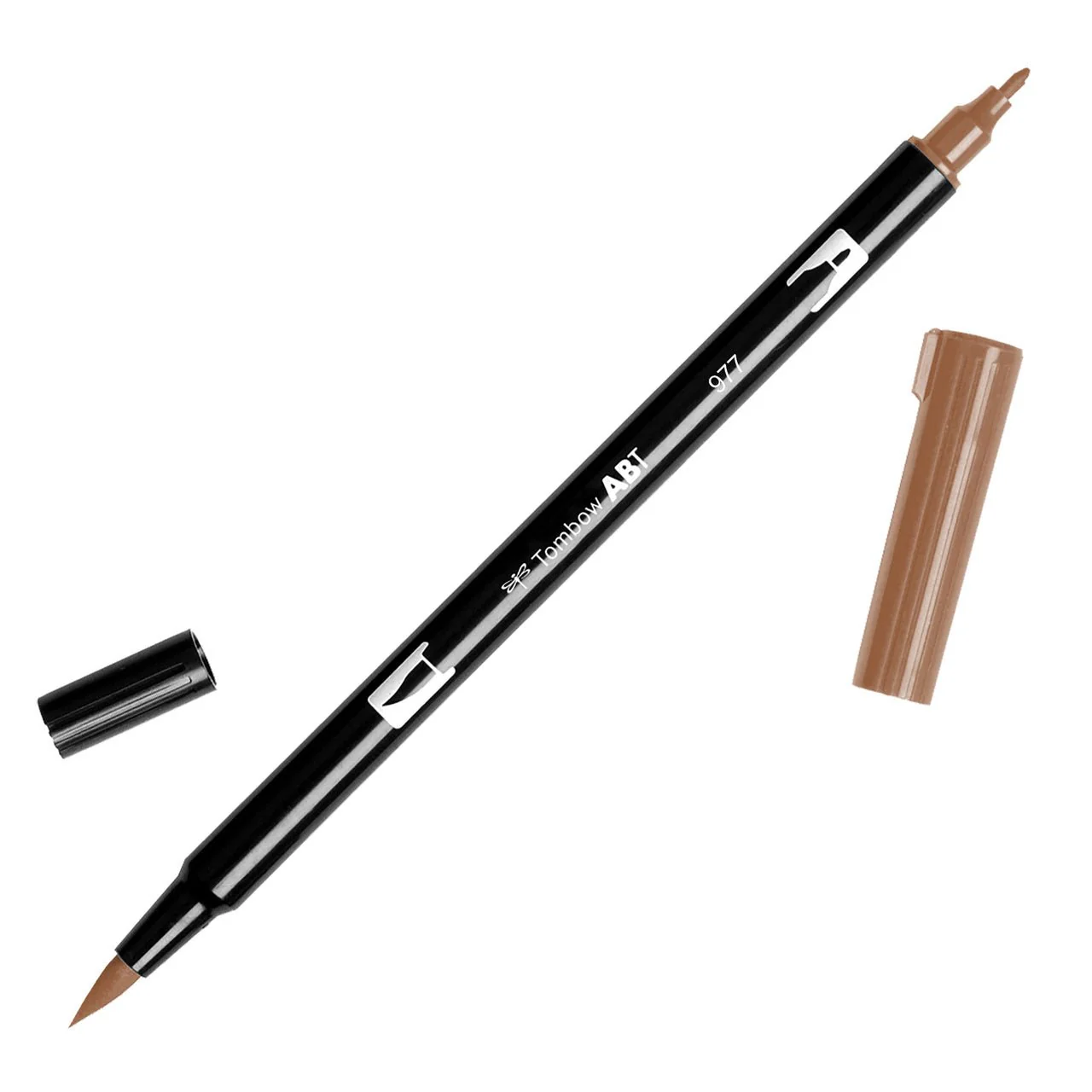 Tombow Dual Brush Pen 977 Saddle Brown
