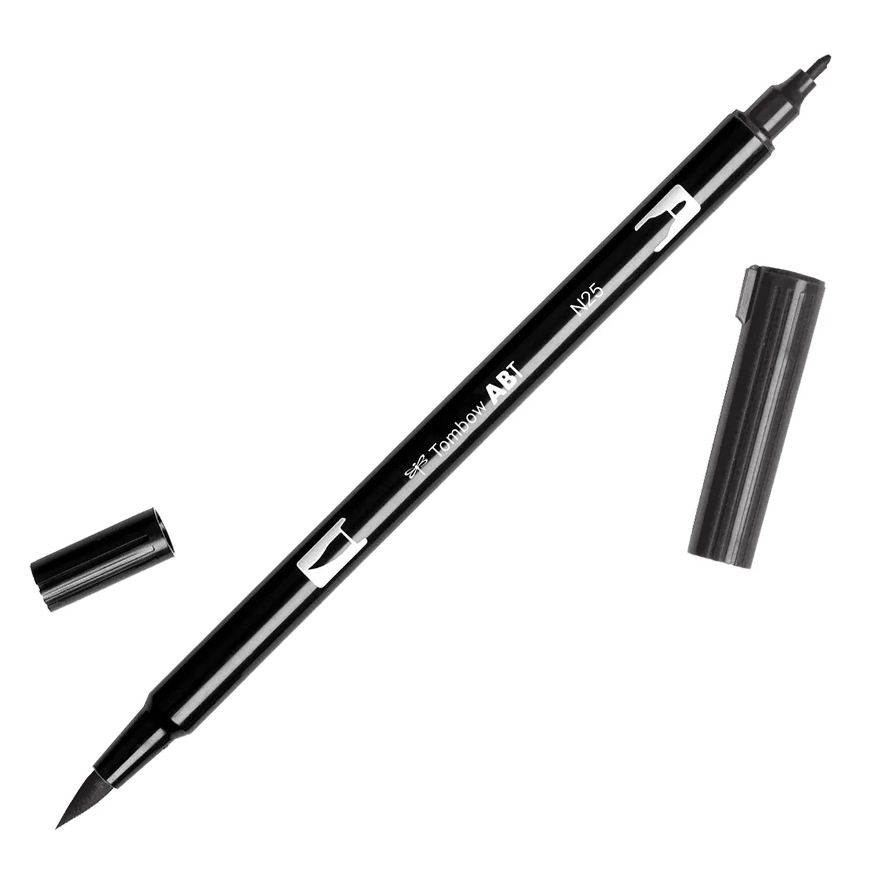 Tombow Dual Brush Pen N25 Lamp Black