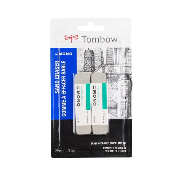 Tombow MONO Sand Eraser 2 Pack