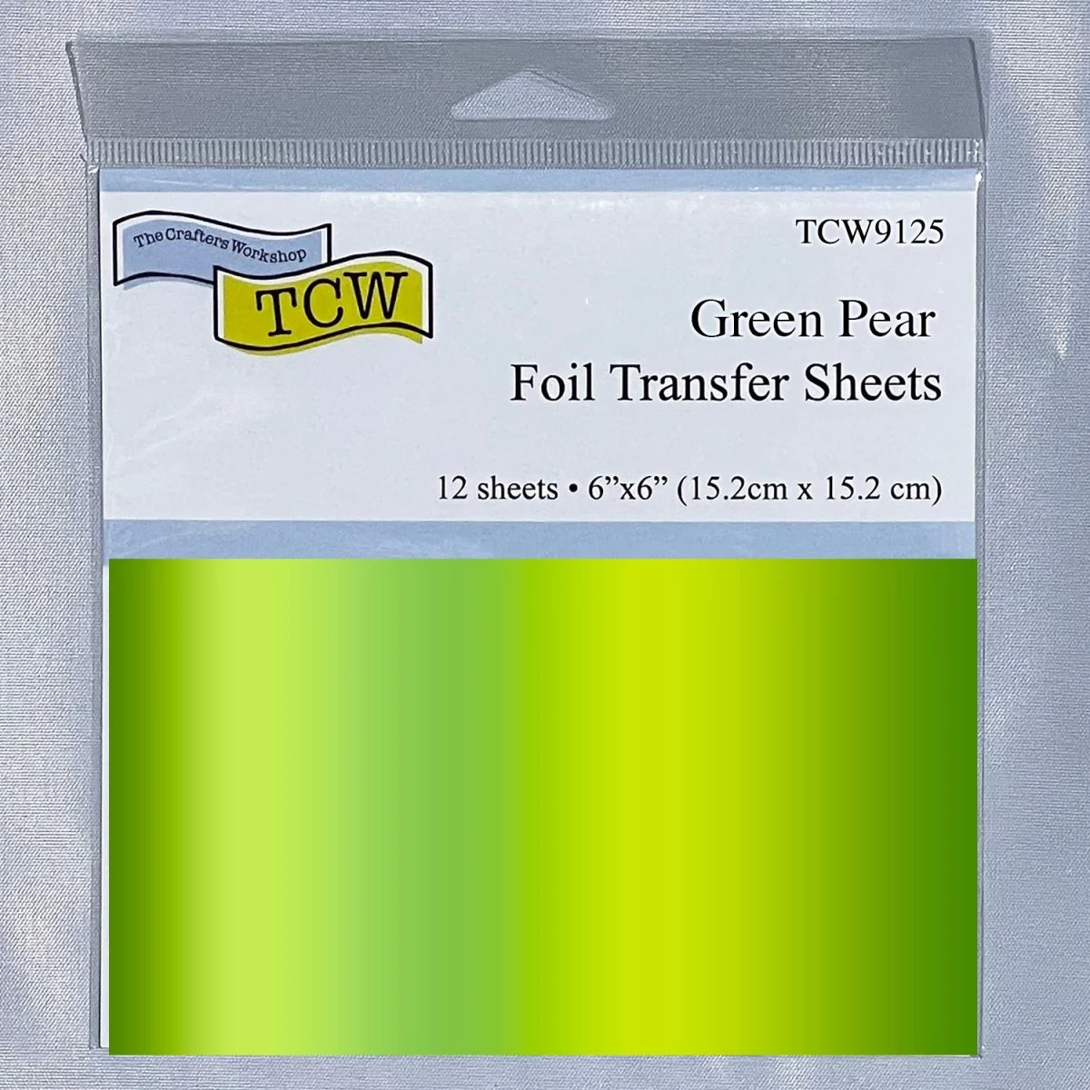 TCW Foil Transfer Sheets 6x6 - 12 Pack - Green Pear