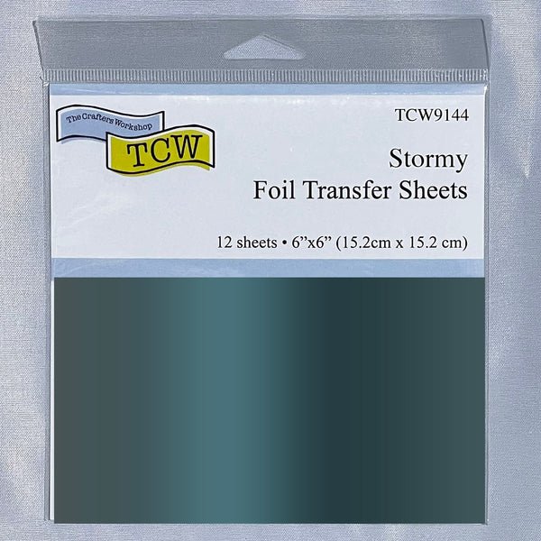 TCW Foil Transfer Sheets 6x6 - 12 Pack - Stormy
